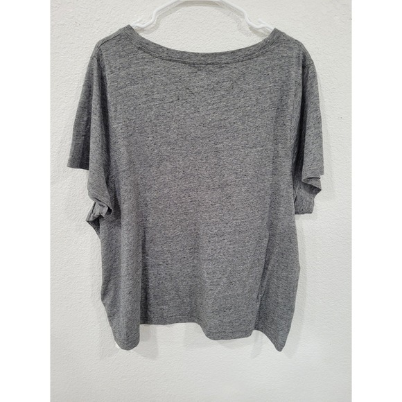 Madewell‎ Women's Gray V-Neck T-Shirt size 2X Plus Size #13 - Picture 2 of 4